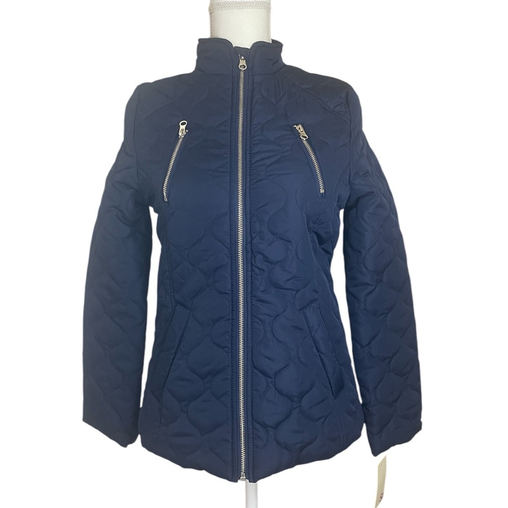 SO Navy Quilted Women's Jacket